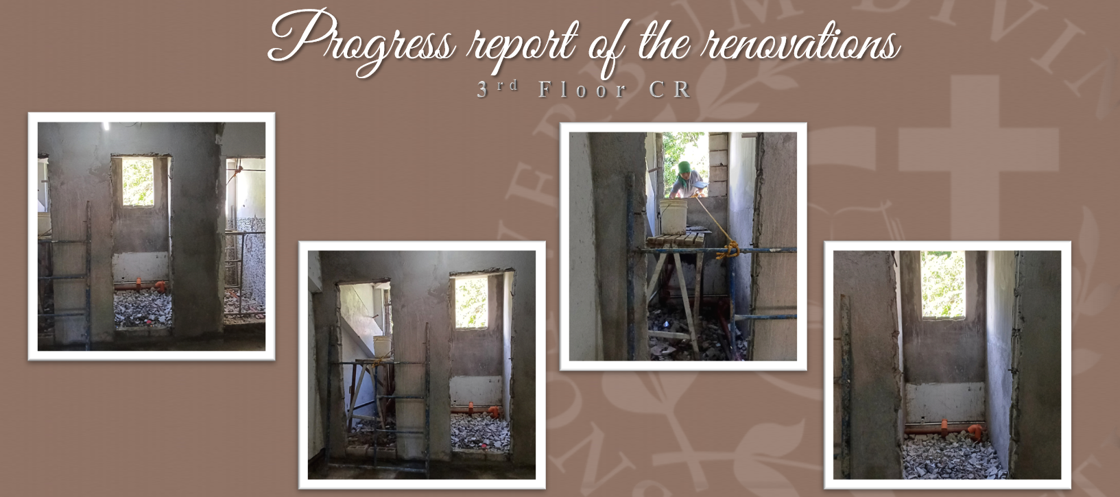 Progress report on the Renovations (3rd Floor CR)